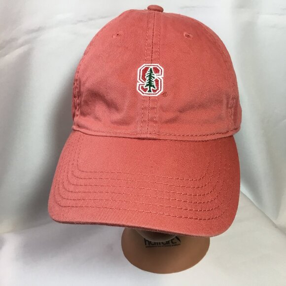 Stanford Cardinals Hat Cap Strap Back Coral S Logo NCAA College Legacy Mom Hat - Picture 1 of 8